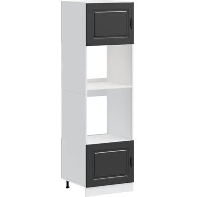 vidaXL Armoires de Four 2 pièces Kalmar Bois d'ingénierie Noir - Publicité vidaXL Armoires de Four 2 pièces Kalmar Bois d'ingénierie Noir - Publicité