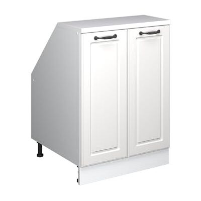 Vicco Meuble sous Pente R-Line, Blanc Campagne, 60cm 2 Portes, 60 cm de Profondeur, pour Une Combinaison Libre au Sein de systèmes de Cuisine modulaires - Publicité Vicco Meuble sous Pente R-Line, Blanc Campagne, 60cm 2 Portes, 60 cm de Profondeur, pour Une Combinaison Libre au Sein de systèmes de Cuisine modulaires - Publicité