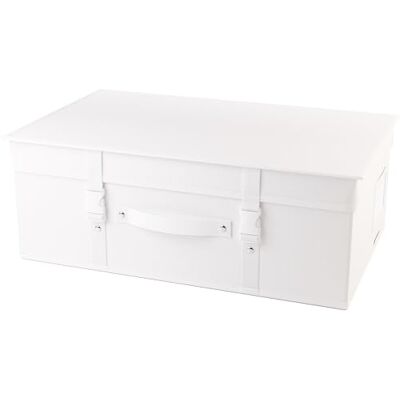 Hangerworld Boîte de Rangement Pliable Blanche – M - Publicité Hangerworld Boîte de Rangement Pliable Blanche – M - Publicité