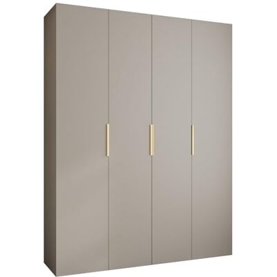 ABIKSMEBLE COMO 4 Armoire à 4 Portes Garde-Robe de Rangement Pour Chambre à Coucher, Chambre d'Ado, Chambre d'Enfant 245,5x190x50cm Cachemire, Or - Publicité ABIKSMEBLE COMO 4 Armoire à 4 Portes Garde-Robe de Rangement Pour Chambre à Coucher, Chambre d'Ado, Chambre d'Enfant 245,5x190x50cm Cachemire, Or - Publicité