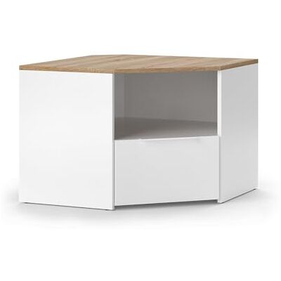 Vicco Meuble TV Wido, Blanc, 68x50cm, Convient comme Support TV avec étagères Ouvertes - Publicité Vicco Meuble TV Wido, Blanc, 68x50cm, Convient comme Support TV avec étagères Ouvertes - Publicité