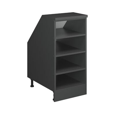 Vicco Meuble sous Pente R-Line, Anthracite, 40cm 4 Compartiments, 60 cm de Profondeur, pour Une Combinaison Libre au Sein de systèmes de Cuisine modulaires - Publicité Vicco Meuble sous Pente R-Line, Anthracite, 40cm 4 Compartiments, 60 cm de Profondeur, pour Une Combinaison Libre au Sein de systèmes de Cuisine modulaires - Publicité
