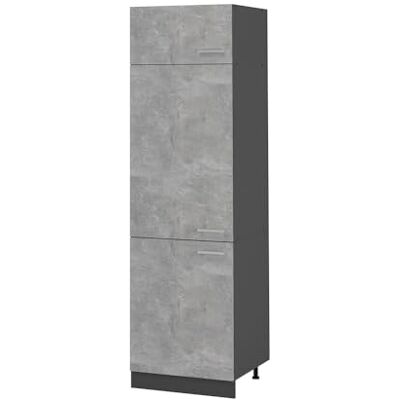 Vicco - R-Line Kühlumbauschrank - Beton/Anthrazit - 60 cm - Armoire de cuisine - Publicité Vicco - R-Line Kühlumbauschrank - Beton/Anthrazit - 60 cm - Armoire de cuisine - Publicité