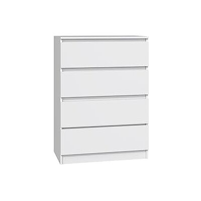 Home Collective Commode Blanche avec Quatre tiroirs, Chambre à Coucher Couloir Table de Nuit, Armoire, Sideboard, highboard, Largeur 70 cm Hauteur 97cm - Publicité Home Collective Commode Blanche avec Quatre tiroirs, Chambre à Coucher Couloir Table de Nuit, Armoire, Sideboard, highboard, Largeur 70 cm Hauteur 97cm - Publicité