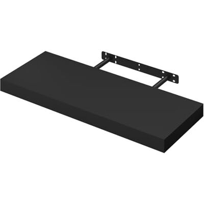 WOLTU Etagere Murale, Etagere, Étagère Murale Bois pour Salon, Cuisine, Chambre, Salle de Bain 60x22.9x3.8cm, Noir RG9319sz - Publicité WOLTU Etagere Murale, Etagere, Étagère Murale Bois pour Salon, Cuisine, Chambre, Salle de Bain 60x22.9x3.8cm, Noir RG9319sz - Publicité