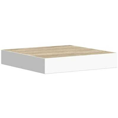 vidaXL Etagère Murale Flottante Etagère Suspendue Support Mural Salon Salle de Séjour Maison Intérieur Chêne et Blanc 23x23,5x3,8 cm MDF - Publicité vidaXL Etagère Murale Flottante Etagère Suspendue Support Mural Salon Salle de Séjour Maison Intérieur Chêne et Blanc 23x23,5x3,8 cm MDF - Publicité