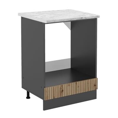 Vicco Meuble pour Four R-Line, Chêne Artisan, 60cm, PT Marbre, pour Une Combinaison Libre au Sein de systèmes de Cuisine modulaires - Publicité Vicco Meuble pour Four R-Line, Chêne Artisan, 60cm, PT Marbre, pour Une Combinaison Libre au Sein de systèmes de Cuisine modulaires - Publicité