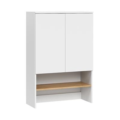 Vicco Armoire Machine à Laver Viktor, Blanc/Artisan, 68x100.4cm, pour Un Rangement Peu encombrant au-Dessus de la Machine à Laver - Publicité Vicco Armoire Machine à Laver Viktor, Blanc/Artisan, 68x100.4cm, pour Un Rangement Peu encombrant au-Dessus de la Machine à Laver - Publicité