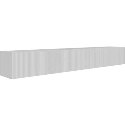 Selsey Meuble TV Suspendu 200 cm Blanc Mat Design Moderne – Rangement à 4 Compartiments Façade Rainurée Idéal Déco Élégante et Contemporaine Salon/Chambre Panneau Laminé/MDF Solide - Publicité Selsey Meuble TV Suspendu 200 cm Blanc Mat Design Moderne – Rangement à 4 Compartiments Façade Rainurée Idéal Déco Élégante et Contemporaine Salon/Chambre Panneau Laminé/MDF Solide - Publicité