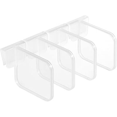 Generic Lot de 4 organisateurs de rangement pour réfrigérateur, séparateurs de cloison de cuisine - Publicité Generic Lot de 4 organisateurs de rangement pour réfrigérateur, séparateurs de cloison de cuisine - Publicité