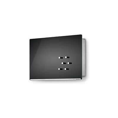blomus VELIO Armoire à clés / tableau magnétique en verre noir 65364 - Publicité blomus VELIO Armoire à clés / tableau magnétique en verre noir 65364 - Publicité