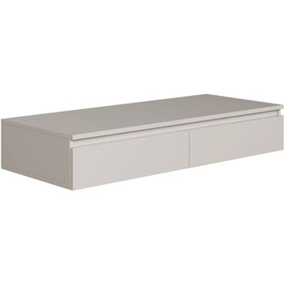 Selsey Coiffeuse Suspendue 120 cm Taupe Coiffeuse Murale Moderne avec 2 Tiroirs Design Élégant en Panneau De Particules 16 mm Idéale pour Chambre Ou Espace Maquillage - Publicité Selsey Coiffeuse Suspendue 120 cm Taupe Coiffeuse Murale Moderne avec 2 Tiroirs Design Élégant en Panneau De Particules 16 mm Idéale pour Chambre Ou Espace Maquillage - Publicité