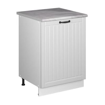 Vicco Meuble Bas de Cuisine Fame-Line, Blanc Campagne/Blanc, 60cm 1 Porte avec Plan de Travail - Publicité Vicco Meuble Bas de Cuisine Fame-Line, Blanc Campagne/Blanc, 60cm 1 Porte avec Plan de Travail - Publicité