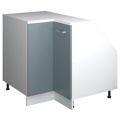 Vicco Meuble de Cuisine d'angle pour combles R-Line, Bleu-Gris, 75.6cm 1 Porte, 60 cm de Profondeur, pour Une Combinaison Libre au Sein de systèmes de Cuisine modulaires - Publicité Vicco Meuble de Cuisine d'angle pour combles R-Line, Bleu-Gris, 75.6cm 1 Porte, 60 cm de Profondeur, pour Une Combinaison Libre au Sein de systèmes de Cuisine modulaires - Publicité