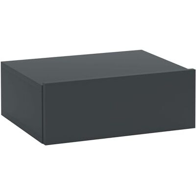HOMCOM Table de Chevet Suspendue avec tiroir, Table de Chevet Meuble de Chambre en aggloméré, Style Moderne, 40x30x15 cm, Noir - Publicité HOMCOM Table de Chevet Suspendue avec tiroir, Table de Chevet Meuble de Chambre en aggloméré, Style Moderne, 40x30x15 cm, Noir - Publicité