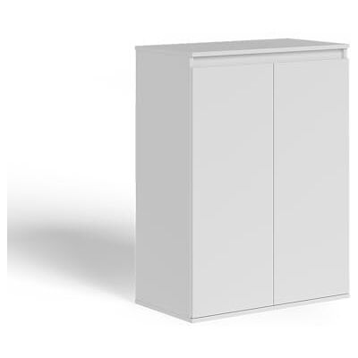 Vicco Commode Claus, Blanc, 74x99.6cm avec 2 Portes, pour Le Rangement des vêtements et des Articles ménagers - Publicité Vicco Commode Claus, Blanc, 74x99.6cm avec 2 Portes, pour Le Rangement des vêtements et des Articles ménagers - Publicité