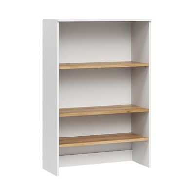 Vicco Armoire Murale Viktor, Blanc/Artisan, 68x100.4cm avec des étagères Ouvertes, à Monter au Mur pour Un Espace de Rangement supplémentaire dans la Salle de Bain - Publicité Vicco Armoire Murale Viktor, Blanc/Artisan, 68x100.4cm avec des étagères Ouvertes, à Monter au Mur pour Un Espace de Rangement supplémentaire dans la Salle de Bain - Publicité