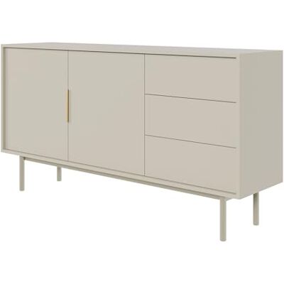 Selsey VIVIARO Buffet à Deux Portes, 154 cm, Taupe - Publicité Selsey VIVIARO Buffet à Deux Portes, 154 cm, Taupe - Publicité