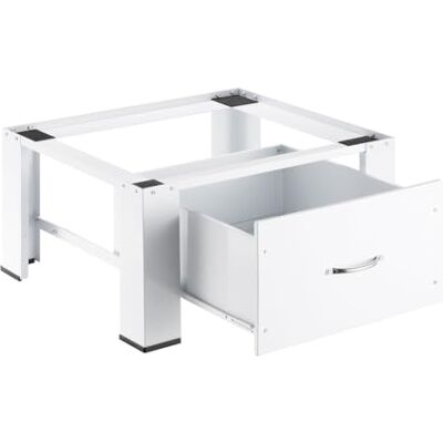 VDD Rehausseur pour Lave-Linge Meuble à Poser avec tiroir de Rangement Charge maximale 250 kg - Publicité VDD Rehausseur pour Lave-Linge Meuble à Poser avec tiroir de Rangement Charge maximale 250 kg - Publicité