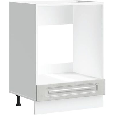 vidaXL Armoire à four Kalmar gris béton bois d ingénierie - Publicité vidaXL Armoire à four Kalmar gris béton bois d ingénierie - Publicité