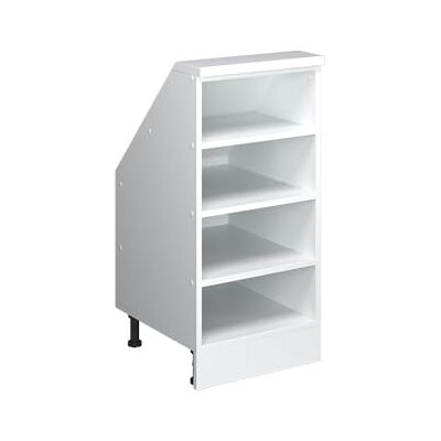 Vicco Meuble de Rangement sous Pente Rion, Blanc/Blanc, L40 x P46 cm avec 4 Compartiments, Gain de Place pour Les pièces mansardées - Publicité Vicco Meuble de Rangement sous Pente Rion, Blanc/Blanc, L40 x P46 cm avec 4 Compartiments, Gain de Place pour Les pièces mansardées - Publicité