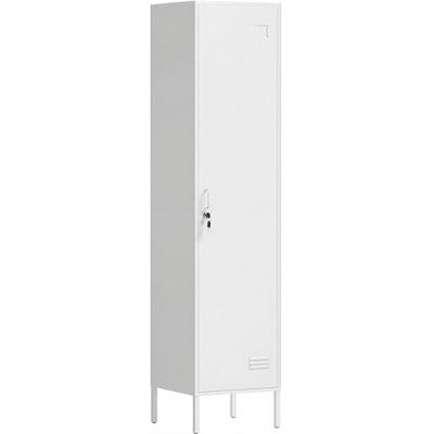 HOMCOM Armoire vestiaire Slim en Acier avec Serrure à clé et Porte-nom, Armoire métallique multifonctionnelle Peu encombrante avec cintres, étagère, pour la Maison ou Le Bureau, 40 x 40 x 179 cm, - Publicité HOMCOM Armoire vestiaire Slim en Acier avec Serrure à clé et Porte-nom, Armoire métallique multifonctionnelle Peu encombrante avec cintres, étagère, pour la Maison ou Le Bureau, 40 x 40 x 179 cm, - Publicité