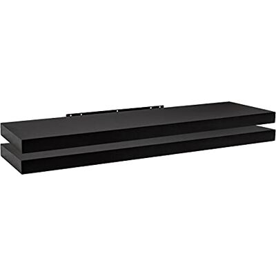WOLTU Étagère Murale, Étagère Flottante en MDF, Lot de 2, pour Salon, Cuisine, Chambre, Salle de Bain, RG9370sz-2 - Publicité WOLTU Étagère Murale, Étagère Flottante en MDF, Lot de 2, pour Salon, Cuisine, Chambre, Salle de Bain, RG9370sz-2 - Publicité