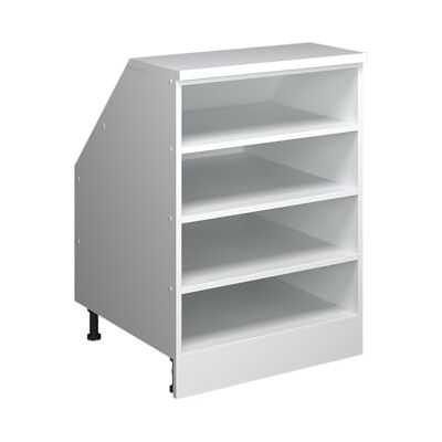 Vicco Meuble sous Pente R-Line, Blanc, 60cm 4 Compartiments, 60 cm de Profondeur, pour Une Combinaison Libre au Sein de systèmes de Cuisine modulaires - Publicité Vicco Meuble sous Pente R-Line, Blanc, 60cm 4 Compartiments, 60 cm de Profondeur, pour Une Combinaison Libre au Sein de systèmes de Cuisine modulaires - Publicité