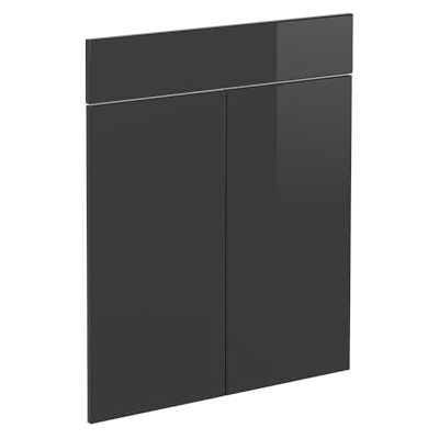 Vicco Façade de Cuisine R-Line, Anthracite Haute Brillance, 59.6x70.8cm façade de Meuble pour Meuble Bas à tiroirs, adapté aux armoires de Cuisine R-Line pour Une Installation Facile - Publicité Vicco Façade de Cuisine R-Line, Anthracite Haute Brillance, 59.6x70.8cm façade de Meuble pour Meuble Bas à tiroirs, adapté aux armoires de Cuisine R-Line pour Une Installation Facile - Publicité