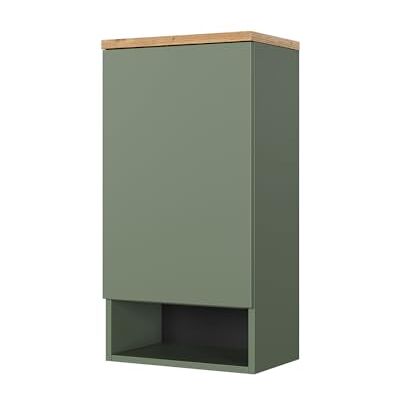 Vicco Armoire Murale Eden, Vert, 40x77.5cm, Beaucoup d'espace de Rangement pour Les Accessoires de Salle de Bain - Publicité Vicco Armoire Murale Eden, Vert, 40x77.5cm, Beaucoup d'espace de Rangement pour Les Accessoires de Salle de Bain - Publicité