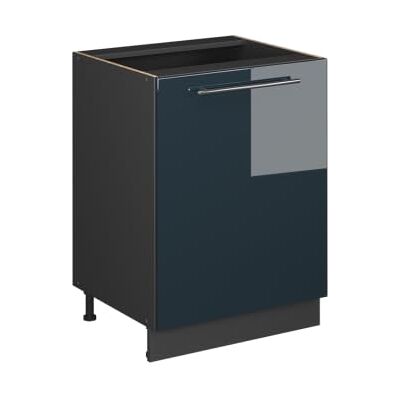 Vicco Meuble Bas de Cuisine Fame-Line, Bleu foncé Brillant/Anthracite, 60cm 1 Porte sans Plan de Travail - Publicité Vicco Meuble Bas de Cuisine Fame-Line, Bleu foncé Brillant/Anthracite, 60cm 1 Porte sans Plan de Travail - Publicité