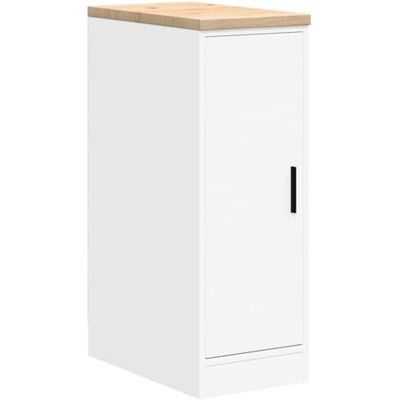 armoire de rangement pour garage vidaXL - Bois durable - Blanc - Publicité armoire de rangement pour garage vidaXL - Bois durable - Blanc - Publicité