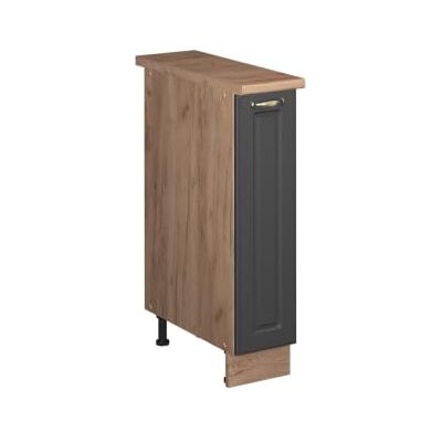Vicco Meuble de Cuisine Fame-Line, Anthrazit-Gold Landhaus/Chêne de Force doré, 20cm, PT Chêne, à Combiner avec d'autres modules de la série Fame-Line - Publicité Vicco Meuble de Cuisine Fame-Line, Anthrazit-Gold Landhaus/Chêne de Force doré, 20cm, PT Chêne, à Combiner avec d'autres modules de la série Fame-Line - Publicité