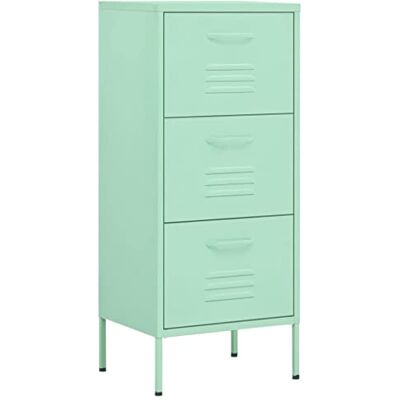 vidaXL Armoire de Rangement Placard Armoire de Stockage Meuble de Rangement Salon Salle de Séjour Intérieur Vert Menthe 42,5x35x101,5 cm Acier - Publicité vidaXL Armoire de Rangement Placard Armoire de Stockage Meuble de Rangement Salon Salle de Séjour Intérieur Vert Menthe 42,5x35x101,5 cm Acier - Publicité