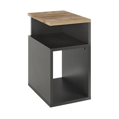 Vicco Table de Nuit Elios, Anthracite/chêne doré, 25x45.3cm, Convient pour Le Rangement d’Objets du Quotidien et de Lampes - Publicité Vicco Table de Nuit Elios, Anthracite/chêne doré, 25x45.3cm, Convient pour Le Rangement d’Objets du Quotidien et de Lampes - Publicité