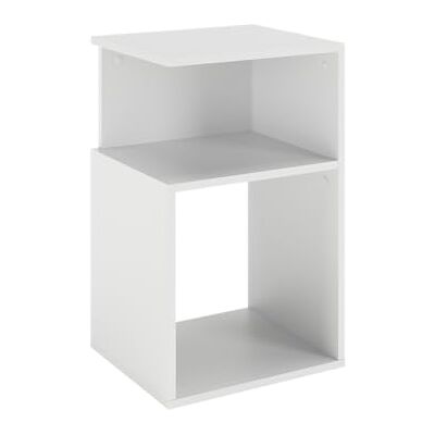 Vicco Table de Nuit Elios, Blanc, 40x65.3cm, Convient pour Le Rangement d’Objets du Quotidien et de Lampes - Publicité Vicco Table de Nuit Elios, Blanc, 40x65.3cm, Convient pour Le Rangement d’Objets du Quotidien et de Lampes - Publicité