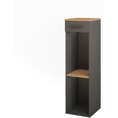 Vicco Casier à vin Repose, Chêne doré/Anthracite, 30x106cm, Convient au Rangement des Bouteilles de vin et des Livres - Publicité Vicco Casier à vin Repose, Chêne doré/Anthracite, 30x106cm, Convient au Rangement des Bouteilles de vin et des Livres - Publicité