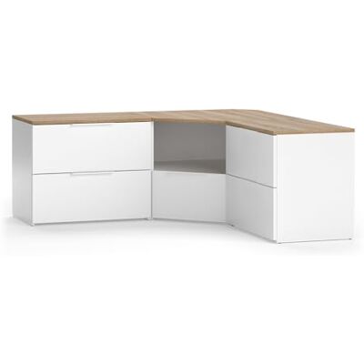 Vicco Meuble-paroi Wido, Blanc, 3 Parties, adapté à la Fixation Murale et combinable avec d'autres modules - Publicité Vicco Meuble-paroi Wido, Blanc, 3 Parties, adapté à la Fixation Murale et combinable avec d'autres modules - Publicité