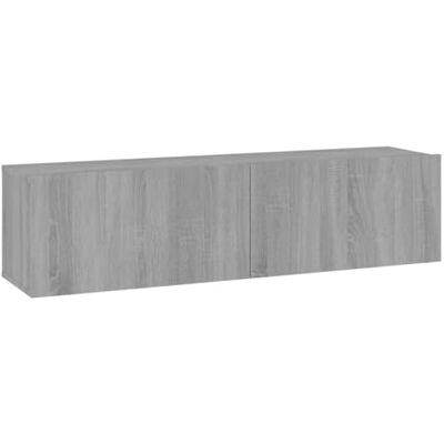 vidaXL Armoire Murale TV Meuble Média Unité TV Meuble de Rangement Salle de Séjour Intérieur Sonoma Gris 120x30x30 cm Bois d'Ingénierie - Publicité vidaXL Armoire Murale TV Meuble Média Unité TV Meuble de Rangement Salle de Séjour Intérieur Sonoma Gris 120x30x30 cm Bois d'Ingénierie - Publicité