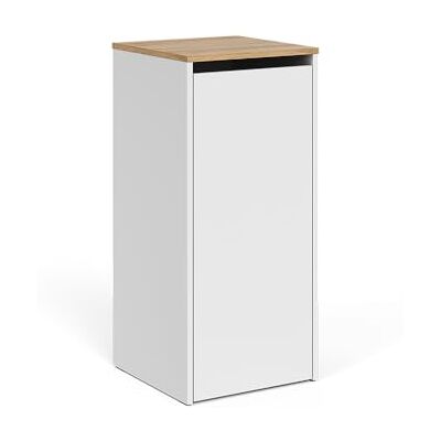 Vicco Armoire de Salle de Bain Viktor, Blanc/Artisan, 40.2x88.2cm avec Panier à Linge, avec Panier à Linge intégré pour Un Rangement Discret - Publicité Vicco Armoire de Salle de Bain Viktor, Blanc/Artisan, 40.2x88.2cm avec Panier à Linge, avec Panier à Linge intégré pour Un Rangement Discret - Publicité