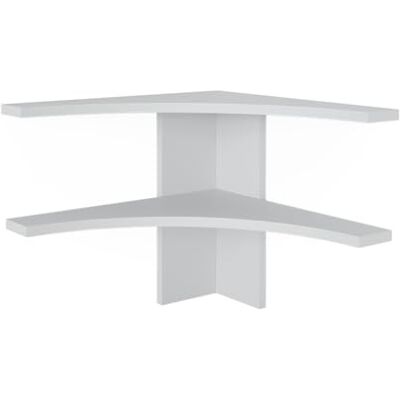 Vicco Étagère d'angle Roman, Blanc, 43.5x37cm, adapté aux Solutions d’Angle Peu encombrantes dans la Salle à Manger - Publicité Vicco Étagère d'angle Roman, Blanc, 43.5x37cm, adapté aux Solutions d’Angle Peu encombrantes dans la Salle à Manger - Publicité