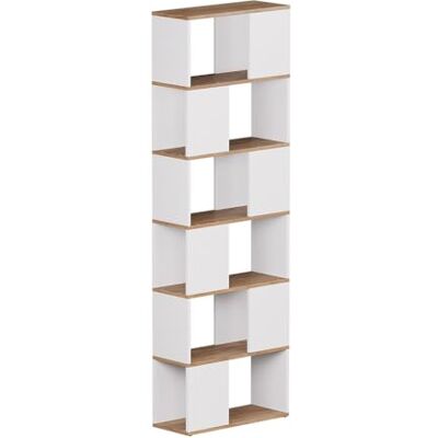 Vicco Séparation de pièce Eneos, Chêne Blanc/Force de l'or, 60x186cm, utilisable comme étagère autoportante pour Une Division Flexible de l’Espace - Publicité Vicco Séparation de pièce Eneos, Chêne Blanc/Force de l'or, 60x186cm, utilisable comme étagère autoportante pour Une Division Flexible de l’Espace - Publicité