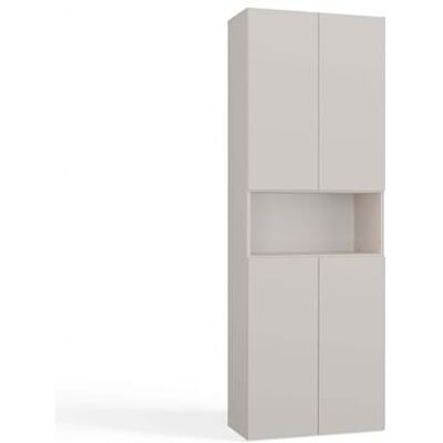 Meuble de salle de bain Glaze avec panier - Style moderne - 174x60x30 cm - Publicité Meuble de salle de bain Glaze avec panier - Style moderne - 174x60x30 cm - Publicité