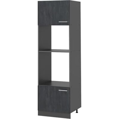 Vicco Armoire Micro-Ondes R-Line, Béton Noir, 60cm, pour Une Combinaison Libre au Sein de systèmes de Cuisine modulaires - Publicité Vicco Armoire Micro-Ondes R-Line, Béton Noir, 60cm, pour Une Combinaison Libre au Sein de systèmes de Cuisine modulaires - Publicité