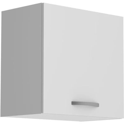AC-Déco Meuble Haut De Rangement 1 Porte L 60 X P 35,6 X H 57,9 Cm Gamme Eko Blanc - Publicité AC-Déco Meuble Haut De Rangement 1 Porte L 60 X P 35,6 X H 57,9 Cm Gamme Eko Blanc - Publicité