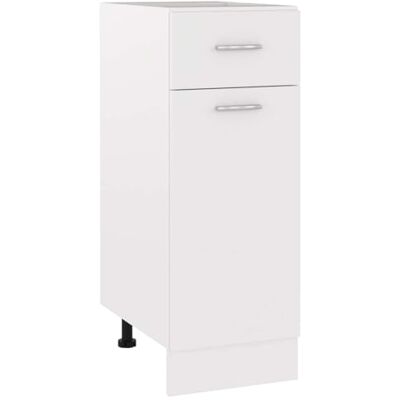 vidaXL Meuble Bas 30x46x81,5 cm, Bois reconstitué, Blanc, Rangement Salle de Bain & Cuisine, Placard sous évier, Fixation Murale - Publicité vidaXL Meuble Bas 30x46x81,5 cm, Bois reconstitué, Blanc, Rangement Salle de Bain & Cuisine, Placard sous évier, Fixation Murale - Publicité