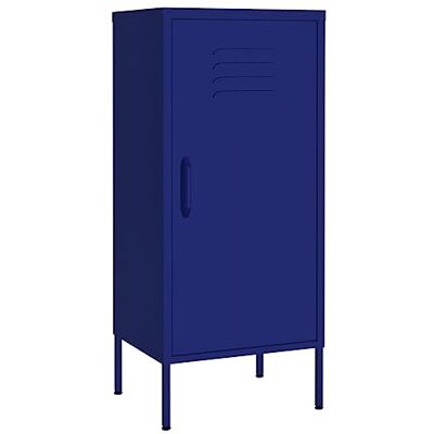 vidaXL Armoire de Rangement Placard Armoire de Stockage Meuble de Rangement Salon Salle de Séjour Intérieur Bleu Marine 42,5x35x101,5 cm Acier - Publicité vidaXL Armoire de Rangement Placard Armoire de Stockage Meuble de Rangement Salon Salle de Séjour Intérieur Bleu Marine 42,5x35x101,5 cm Acier - Publicité