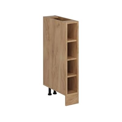 Vicco Etagère de Cuisine R-Line, Chêne de Force doré, 15cm sans PT, pour Une Combinaison Libre au Sein de systèmes de Cuisine modulaires - Publicité Vicco Etagère de Cuisine R-Line, Chêne de Force doré, 15cm sans PT, pour Une Combinaison Libre au Sein de systèmes de Cuisine modulaires - Publicité