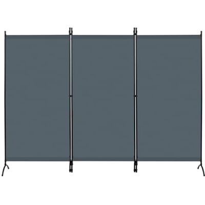 WOLTU Paravent, Séparation de pièce, Protection visuelle, Autonome, Paravent en 3 Parties avec Cadre métallique et Support pour Bureau, Balcon, Chambre à Coucher, Jardin, 255x182 cm, Gris Foncé - Publicité WOLTU Paravent, Séparation de pièce, Protection visuelle, Autonome, Paravent en 3 Parties avec Cadre métallique et Support pour Bureau, Balcon, Chambre à Coucher, Jardin, 255x182 cm, Gris Foncé - Publicité