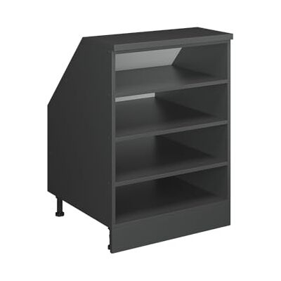 Vicco Meuble sous Pente R-Line, Anthracite, 60cm 4 Compartiments, 60 cm de Profondeur, pour Une Combinaison Libre au Sein de systèmes de Cuisine modulaires - Publicité Vicco Meuble sous Pente R-Line, Anthracite, 60cm 4 Compartiments, 60 cm de Profondeur, pour Une Combinaison Libre au Sein de systèmes de Cuisine modulaires - Publicité